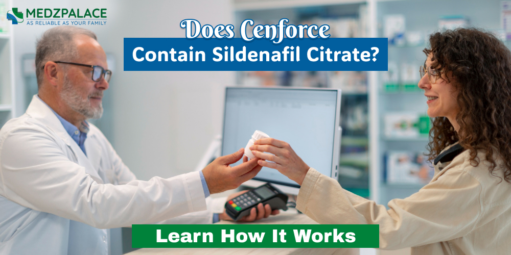 Does Cenforce Contain Sildenafil Citrate